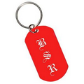 Dog Tag Key Ring